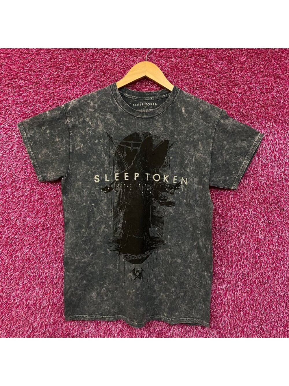 Sleep Token Take Me Back to Eden Aqua Regia Rock Band Mineral Wash T-Shirt Mediu